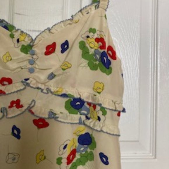 Anthropologie Odille Buttercup Silk Dress - Picture 2 of 6